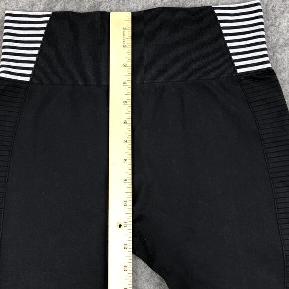 Fashion Nova Compression Leggings Medium Black High Rise SLIMMING Elastic Waist - Picture 7 of 9